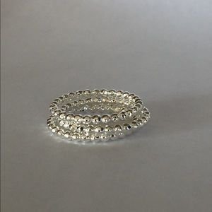 Gorjana Marlow Stackable Silver Rings (Set of 3)